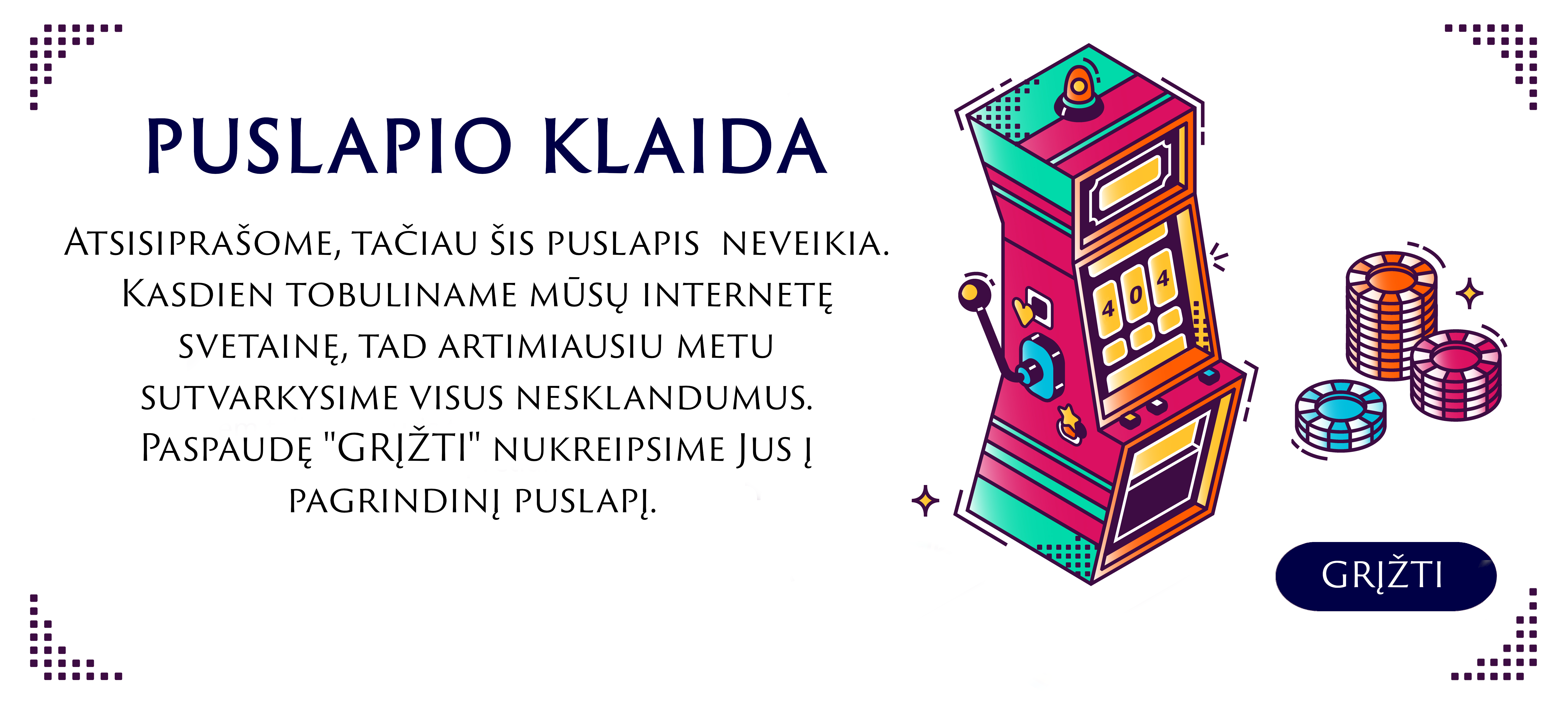 Puslapis neveikia